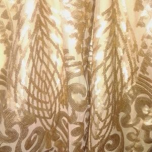 New Gold  Sequins Dress